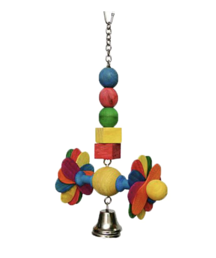 Adventure Bound Spiral Bell Bird Toy